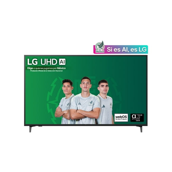 Pantalla 55 pulgadas LG UHD AI UA8000 4K SMART TV 2025