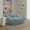 Sky Blue, variant on Overman USA Cooper Soft Filled Dorm Bean Bag Chair - Chloe Clay