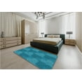 thumbnail image 4 of Ahgly Company Indoor Rectangle Patterned Dark Cyan Green Area Rugs, 7' x 9', 4 of 6