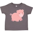 thumbnail image 3 of Inktastic Cute Little Pink Farm Pig Boys or Girls Toddler T-Shirt, 3 of 5