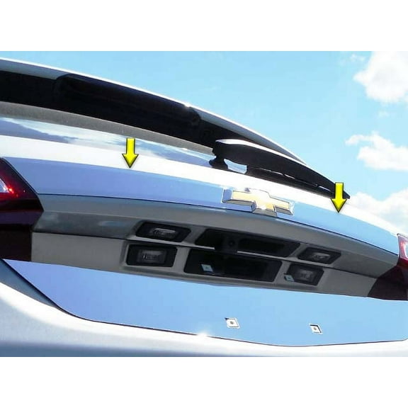 Stainless Steel Rear License Trim 2Pc Fits 2018-2020 Chevy Equinox LB58160 QAA