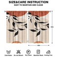 thumbnail image 2 of Modern Abstract Geometric Boho Curtains-blackout Curtains Bedroom Decor Living Room Darkening Grommet Window Drapes 2 Panels Set 41"x63", 2 of 2