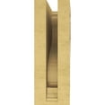 thumbnail image 4 of 3"W x 6"D x 9"H Classic Scroll Rough Cedar Woodgrain TimberThane Corbel, Primed Tan, 4 of 6