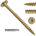 thumbnail image 1 of FMhotu Tornillos para cubierta de exteriores de alta resistencia de 4-1/2 pulgadas, 250 piezas Star Drive, tornillos para madera para terrazas, tornillos para madera resistentes a la oxidación para ma, 1 of 1