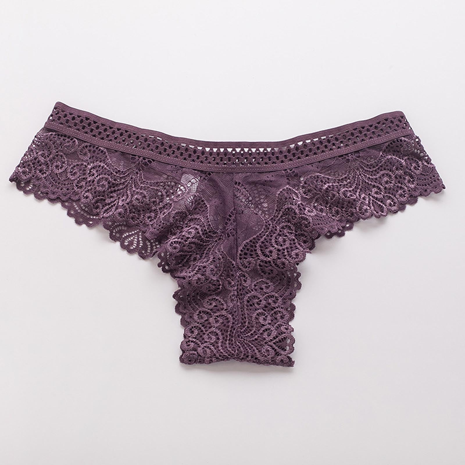 HUPOM Womens Underwear Panties Thong Activewear Tie Seamless