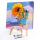 thumbnail image 2 of Dibujo acrílico 1 flor pintura al óleo por números Kit pintura DIY arte sin marco FLhrweasw Nuevo, 2 of 9