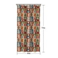 thumbnail image 5 of Multicolor Christmas Icon Pattern Shower Curtain 36"x72" ,Bathroom Decorative Shower Curtains Set with 12 Hooks,Modern Waterproof Washable Shower Curtain, 5 of 6