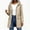 Z51 Khaki, variant on Mifsaly Rain Jacket for Women Mid Length Water Resistant Zip Up Hooded Windbreaker Jackets Drawstring Elastic Outdoor Fall Winter Outerwear with Pockets Khaki,XL