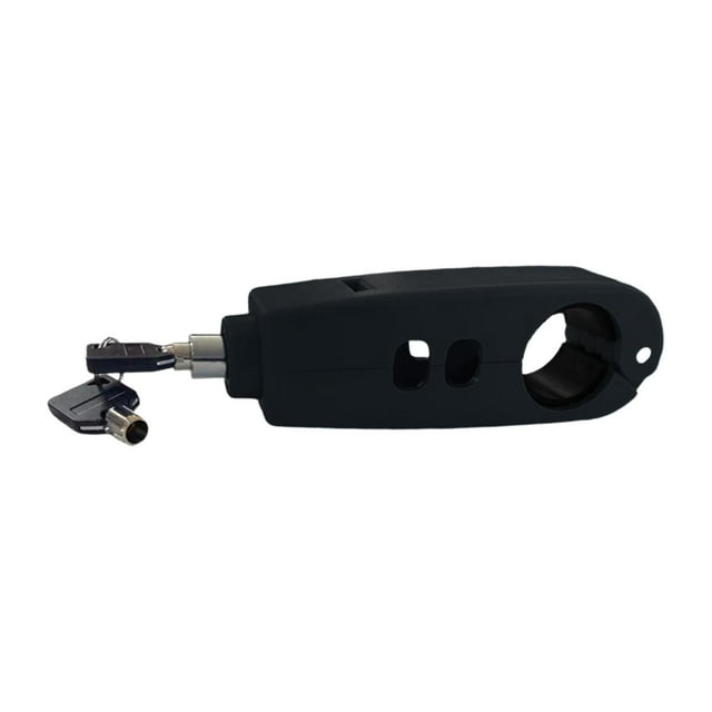 Cerradura genérica para motocicletas, antirrobo, con freno y acelerador. Negro