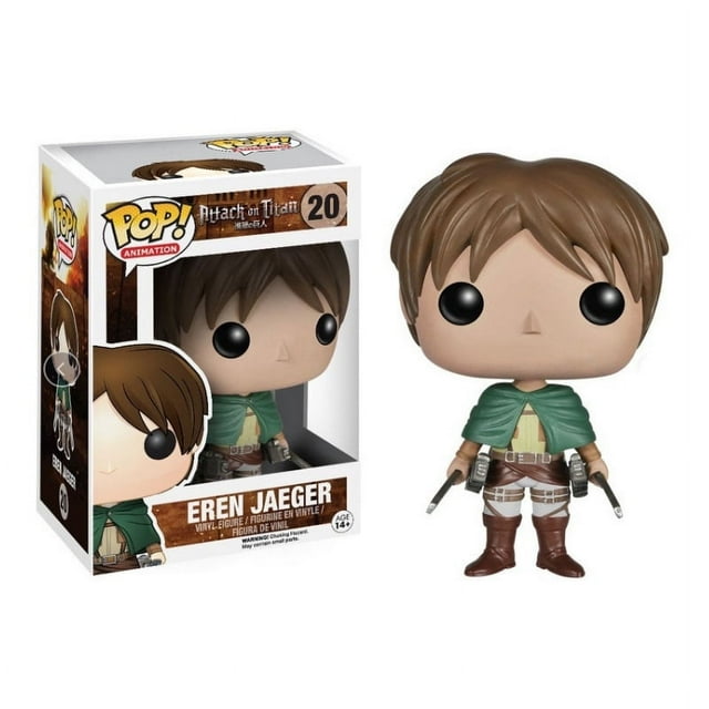 Figurine d'Action Décoration Maison Attaque des Titans 20 Eren Jaeger avec Boîte Figurines en Vinyle Modèle Jouets pour Enfants Cadeau, le Meilleur Cadeau pour Amis et Enfants