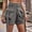 Gray, variant on Cargo Shorts for Women High Waist Faux Jean Shorts Summer Casual Elastic High Waist Shorts with Multi Pocket