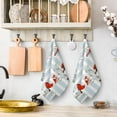 thumbnail image 3 of Winter Birds Cardinal Christmas Decor Kitchen Towels Decorative Set Soft Absorbent Hand Towels for Kitchen Bar Tea Towels Christmas Holiday Decor Gifts 16x24 Inch, 3 of 12
