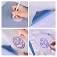 thumbnail image 4 of 10pcs Transfer Paper,Tracing Paper Copy Paper Carbon Water-Soluble Transfer Paper for Transfer Pattern on Fabric,Wood,Cross Stitch Cloth,Paper, Hand Painting, 4 of 7