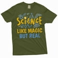 thumbnail image 6 of Funny Science T-shirt Science like magic but real nerd geek gift funny tee shirt school men's tees (3X-Large Grey), 6 of 7