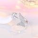 thumbnail image 5 of Fiudx Anillo de Circonita Cúbica, Elegante Banda Ajustable, Elegante Diseño de Aleación, Ajuste Cómodo, Regalo Perfecto para Cualquier Ocasión, para Hombres, Mujeres y Adolescentes, Expresión Signifi, 5 of 6