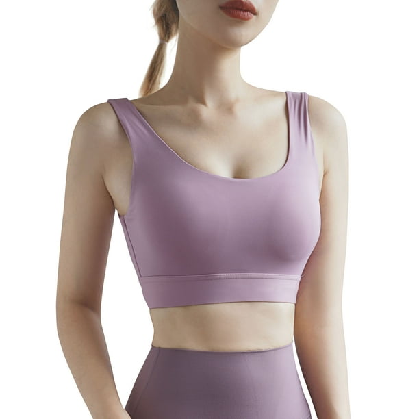 Ropa interior de mujer Mujeres Yoga Sujetador Deportes U Cuello Entrenamiento Jogging Wirefree Casual Tank Tops Maboto Ropa interior de mujer