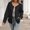 Black, variant on Knitted Cardigans for Women Crewneck Long Sleeved Solid Color Lace up with Knitted Sweaters Loose Fit Fall Fashion Party or Vacation Breathable Outerwear,Black