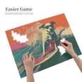 thumbnail image 4 of 500 PCS 500 piece Wooden puzzle for adults Surfing Dog,Challenging Brain Exercise,Stunning Artwork of Adults,Modern Style Surfing Dog Funny Wood Puzzle,Impossible Hard Difficult Challenging Puzzles, 4 of 6