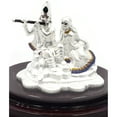 thumbnail image 4 of 999 Pure Silver Radha Krishna idol / Statue / Murti (Figurine #04), 4 of 7