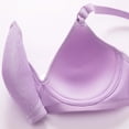 thumbnail image 3 of Abcnature Bras for Women Non Steel Ring Style Printed Gathered Middle Button Breathable Underwear Daily Bras, 3 of 5