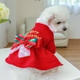 thumbnail image 6 of Aosijia Dogs Christmas Princess Dress with Bowknot Red Christmas Holiday Dog Clothes Skirts for Small Dogs, 6 of 14