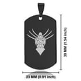 thumbnail image 2 of Stainless Steel Assassin Fantasy Class Dog Tag Pendant Necklace, 2 of 3