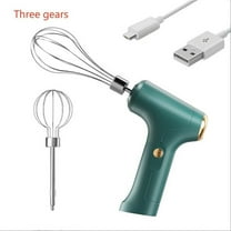 Portable Electric Food Mixer Wireless Hand Blender-3 Speeds Powerful Dough Egg Beater Baking Cake Cream Whipper Kitchen Tool for Mixing and Blending