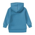 thumbnail image 5 of Cute Trendy Long Sleeve Pullover Hoodies Oversized Hooded Sweatshirts for Teen Girls, Winter Preppy Tween Tops​ Blue 160, 5 of 5
