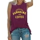 thumbnail image 1 of Sunshine and Coffee Tank Casual Summer Graphic Tank Tops para mujer Sin mangas Graphic Tank Tops Camisetas Adepaton WRHS-87-3, 1 of 1