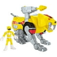 thumbnail image 6 of Imaginext Power Rangers Yellow Ranger and Sabretooth Zord, 6 of 9