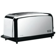 Waring Commercial WCT704 4 Slice Extra Long Slot Light Duty Pop-Up Toaster, 120V, 5-15 Phase Plug