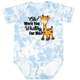 thumbnail image 3 of Inktastic Oh Were You Waiting for Me with Baby Giraffe Boys or Girls Baby Bodysuit, 3 of 5
