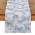 thumbnail image 2 of Butterfly Watercolor Table Runners Dresser Table r Reusable Kitchen Dining Table Runner Party r, 2 of 7