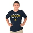 thumbnail image 3 of US Navy Logo My Mom Hero Sailor Crewneck T Shirts Boy Girl Teen Brisco Brands L, 3 of 6