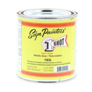 One-Shot 5-Color Lettering and Pinstripe Paint 1/4 Pint Cans with