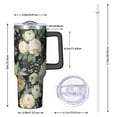 thumbnail image 2 of OBREWU Pioneer Flower Tumbler with Handle and Lid,Pioneer Flower 40oz Double Wall Vacuum Insulated Tumbler,Cups Gift for Women and Men, 2 of 7