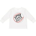 thumbnail image 3 of Inktastic Little Sister Baseball Girls Long Sleeve Toddler T-Shirt, 3 of 5