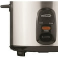 thumbnail image 4 of Brentwood New 5-Cup Uncooked/10-Cup Cooked Rice Cooker, Stainless Steel, 4 of 7
