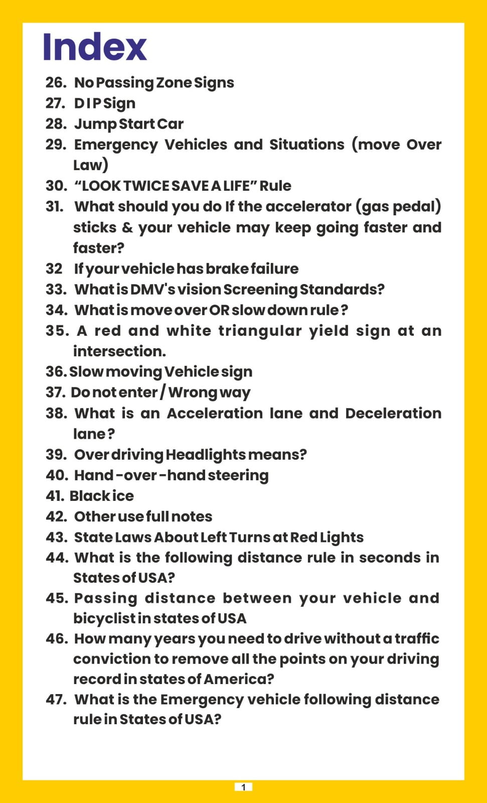 Driver's manual book USA English version - Walmart.com