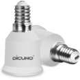 thumbnail image 4 of Adaptador de casquillo E14 a E27, 10 piezas, adaptador conversor de casquillo, base de lámpara de alta calidad para bombillas LED, bombillas incandescentes y bombillas CFL, 4 of 5