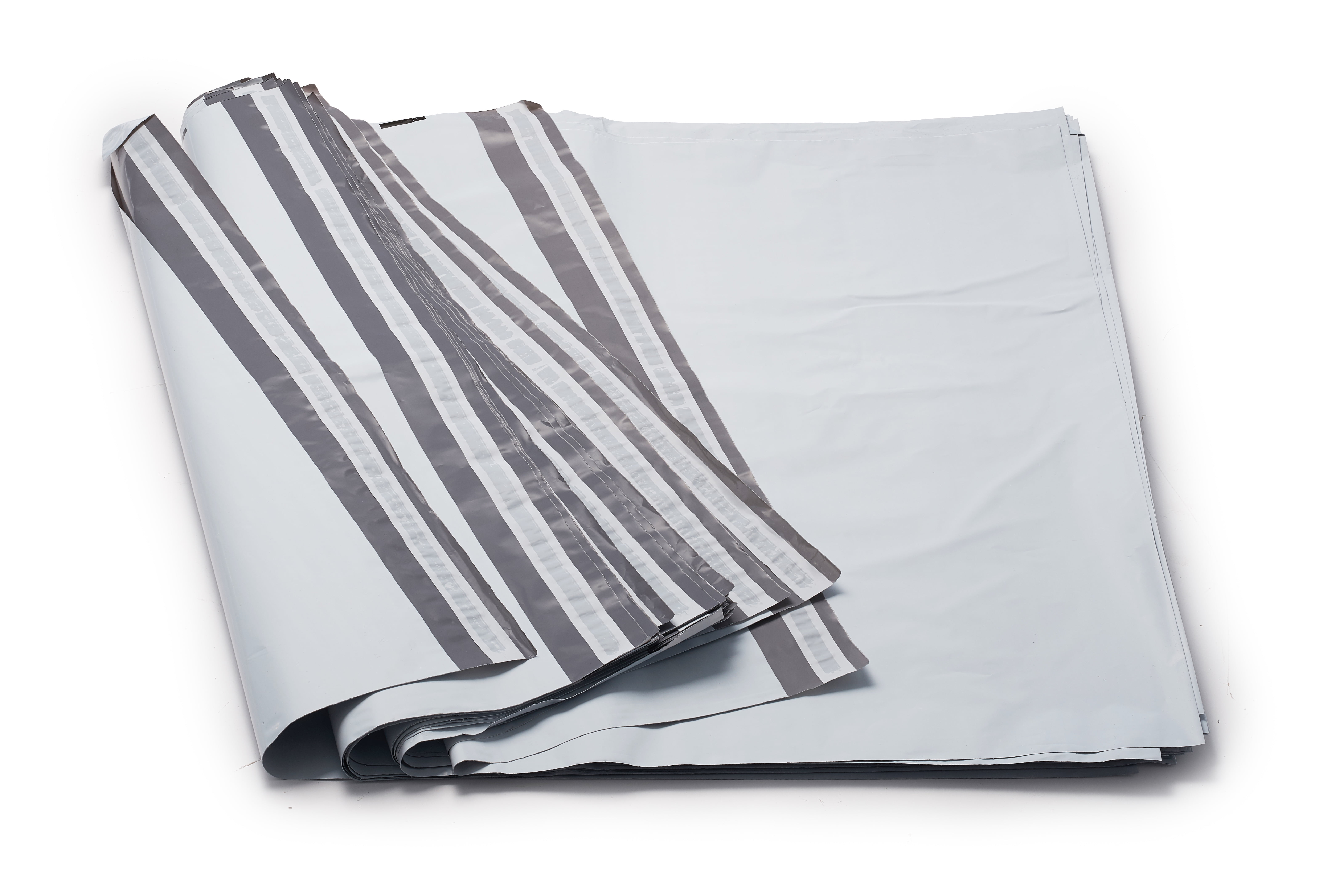 [100 Pack] 24x24 White Poly Shipping Bags Mailer with Self Adhesive