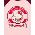 thumbnail image 4 of Wonder Nation Hello Kitty Girls Cotton Graphic Tee with Long Sleeves, Sizes 4-18, 4 of 5
