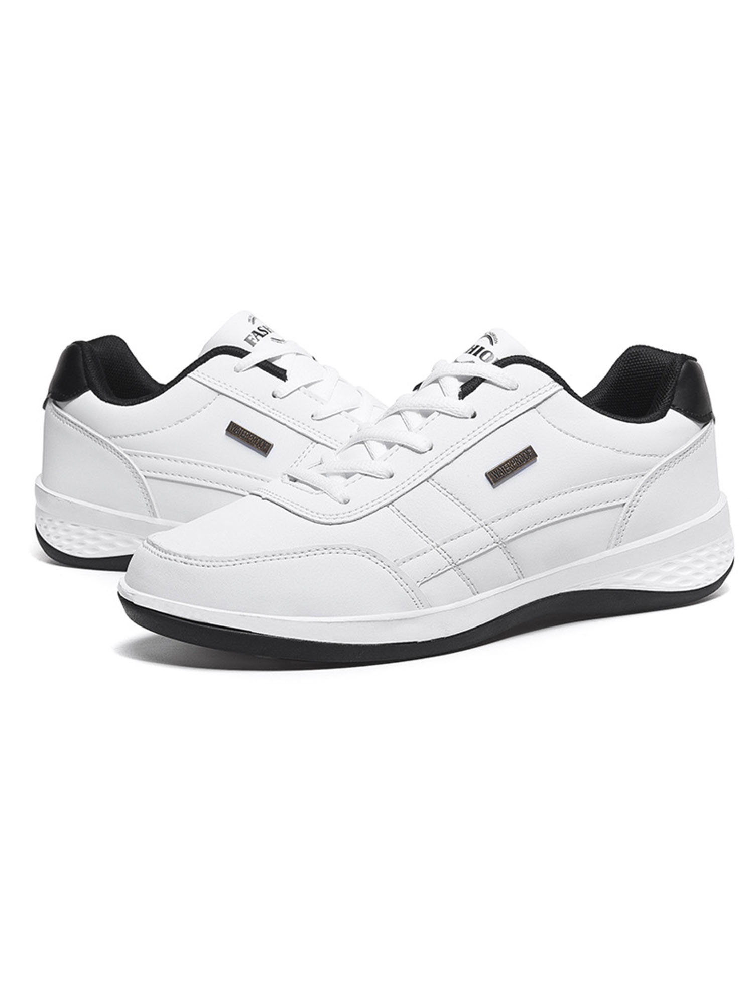 Avamo Casual Sneakers Men's Athletic Running Trainers Sports Tennis Fitness Shoes Gym White US 12 1 Pair - image 5 of 5