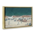 thumbnail image 4 of Stupell Industries Aerial Boats on Shore Nautical & Beach Photography Gold Floater Framed Canvas Art Print Wall Art, 25 x 17, 4 of 10