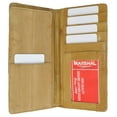 thumbnail image 4 of Genuine Eel Skin Leather Checkbook Cover Credit Card Holder ID Window E 154, 4 of 23