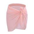 thumbnail image 3 of WSEVYPO Womens Beach Short Sheer Chiffon Cover Up Soild Color Swimwear Wrap, 3 of 6