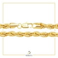thumbnail image 7 of BEBERLINI Men Rope Chain 14K Gold Filled Bracelet 8.5" Fashion Jewelry Gift 6 mm, 7 of 7