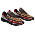 thumbnail image 6 of German Shepherd American flag Shoes Sneakers Black Size 8, 6 of 7