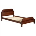 thumbnail image 2 of Classic Solid Wood Twin Bookcase Bed - Walnut, 2 of 5