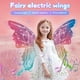 thumbnail image 2 of Alas de mariposa eléctricas brillantes con música, ala de hada móvil brillante para niños, fiesta de cumpleaños, Navidad y Halloween, vestido, 2 of 4